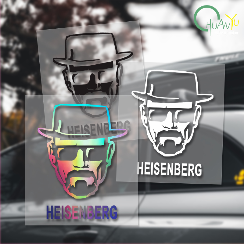 Motorcycle Gear Up - HEISENBERG Creative Text Pattern Sticker Car