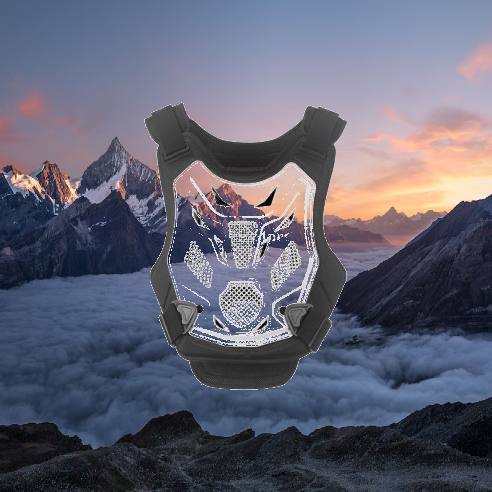 Chest Protector Armor - Riding Chest Protector Quick Buckle Adjustable