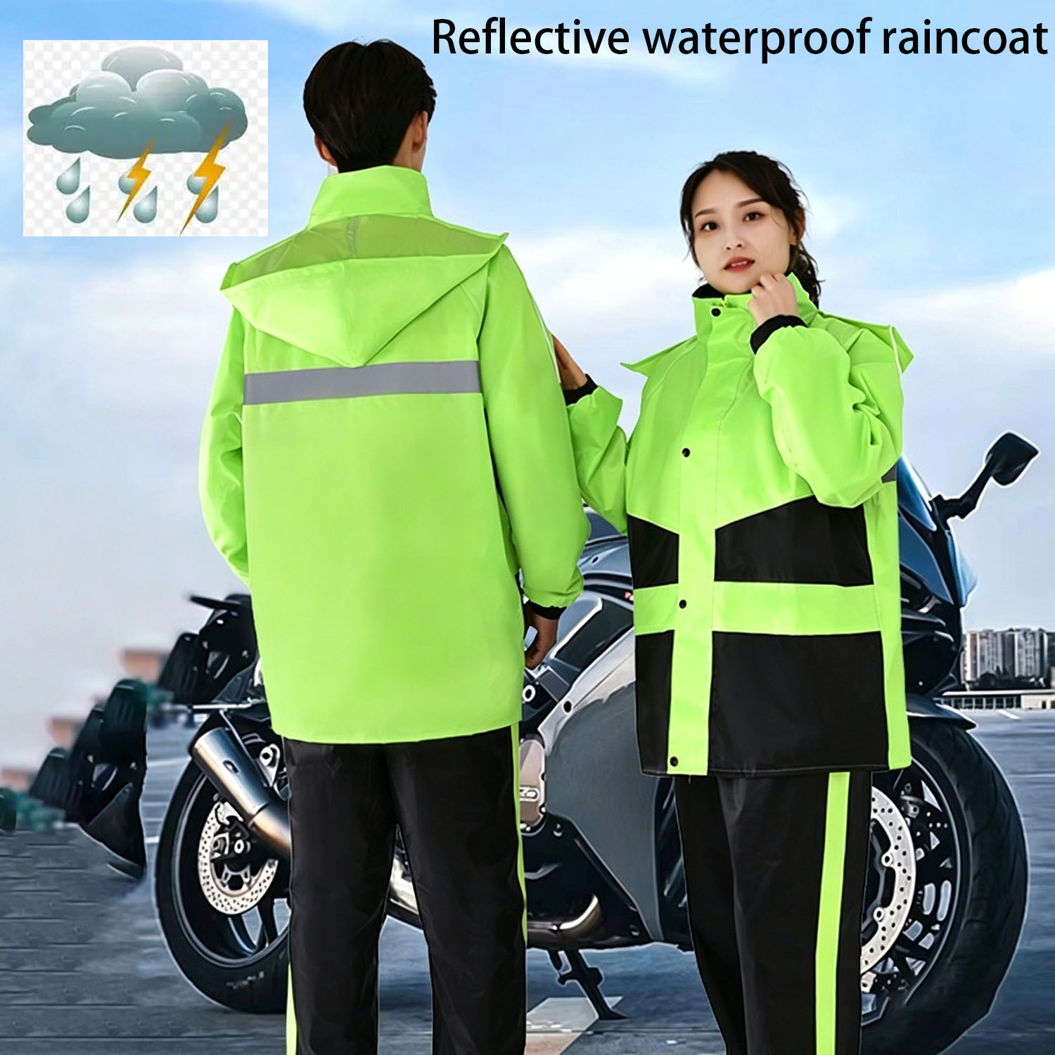 Motorcycle Raincoat Suits Men  - Motorcycle Gear Women ulasan dan harga