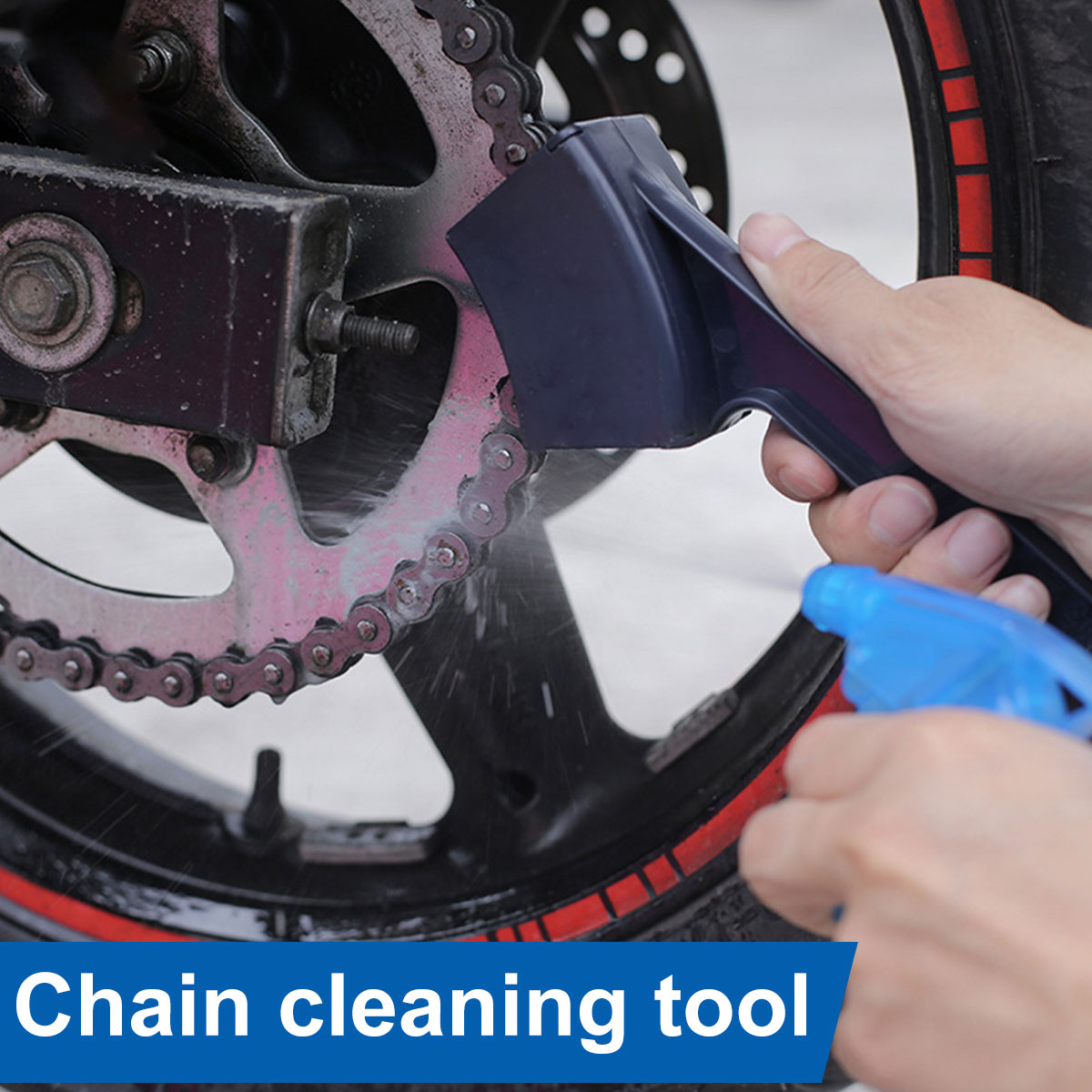 Motorcycle Bike Chain Cleaner  - Motorcycle Gear Up ulasan dan harga