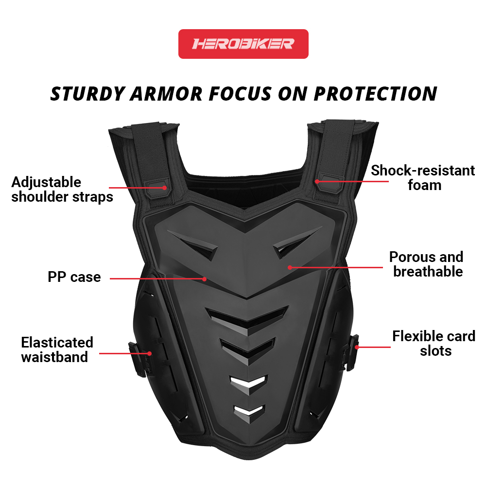 Motorcycle Body Armor Anti-Fal - Chest Protector Armor ulasan dan harga