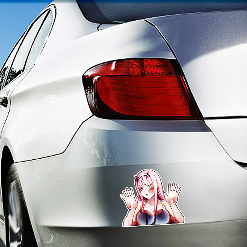 Zero Two Windows Car Stickers  - Motorcycle Gear Up ulasan dan harga