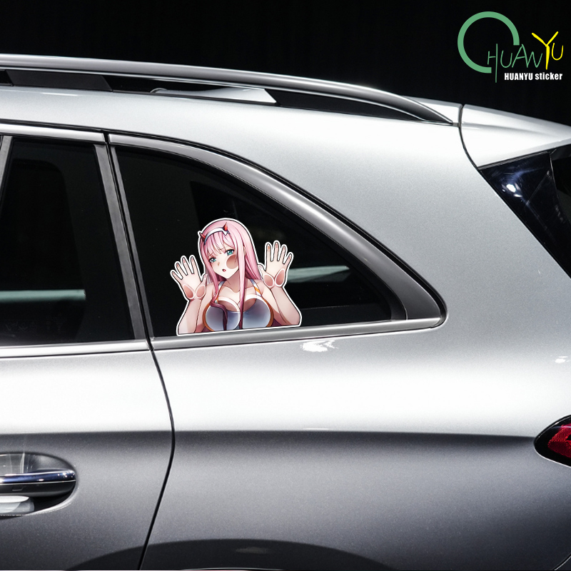 Zero Two Windows Car Stickers  - Motorcycle Gear Up ulasan dan harga