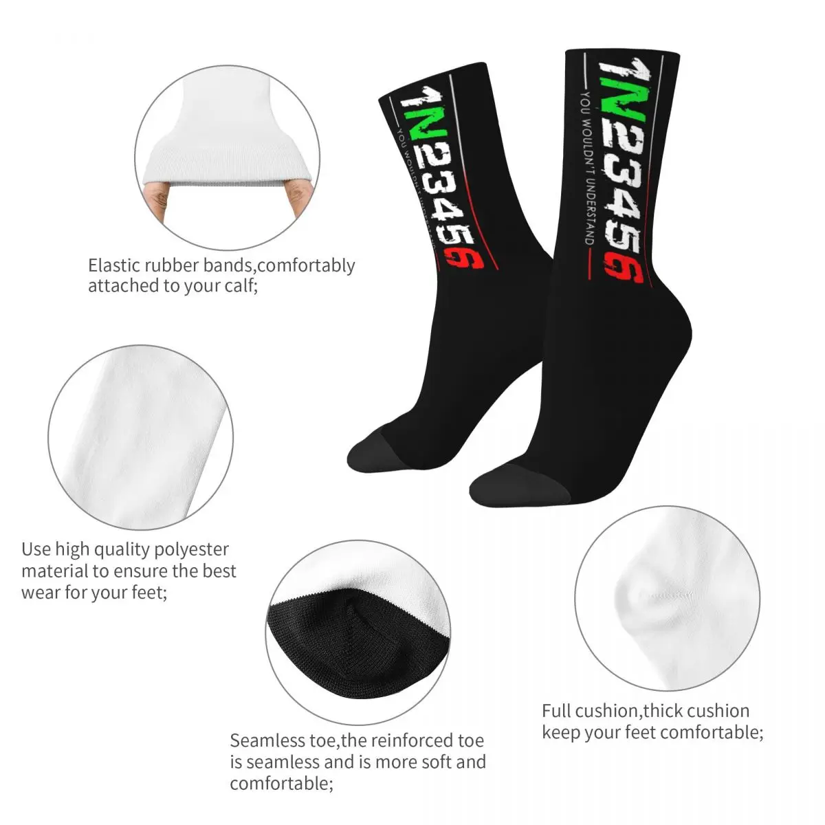 All Season Socks 1N23456 Motor - Motorcycle Gear Youtube ulasan dan harga